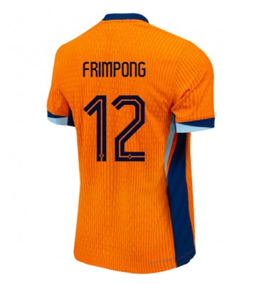 Holland Jeremie Frimpong #12 Replika Hjemmebanetrøje EM 2024 Kortærmet